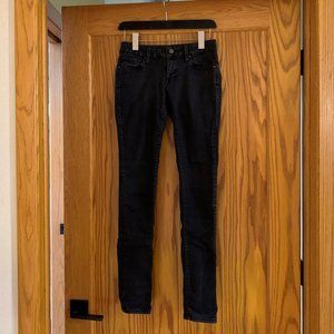 Mavi Jeans in washed black, skinny low rise